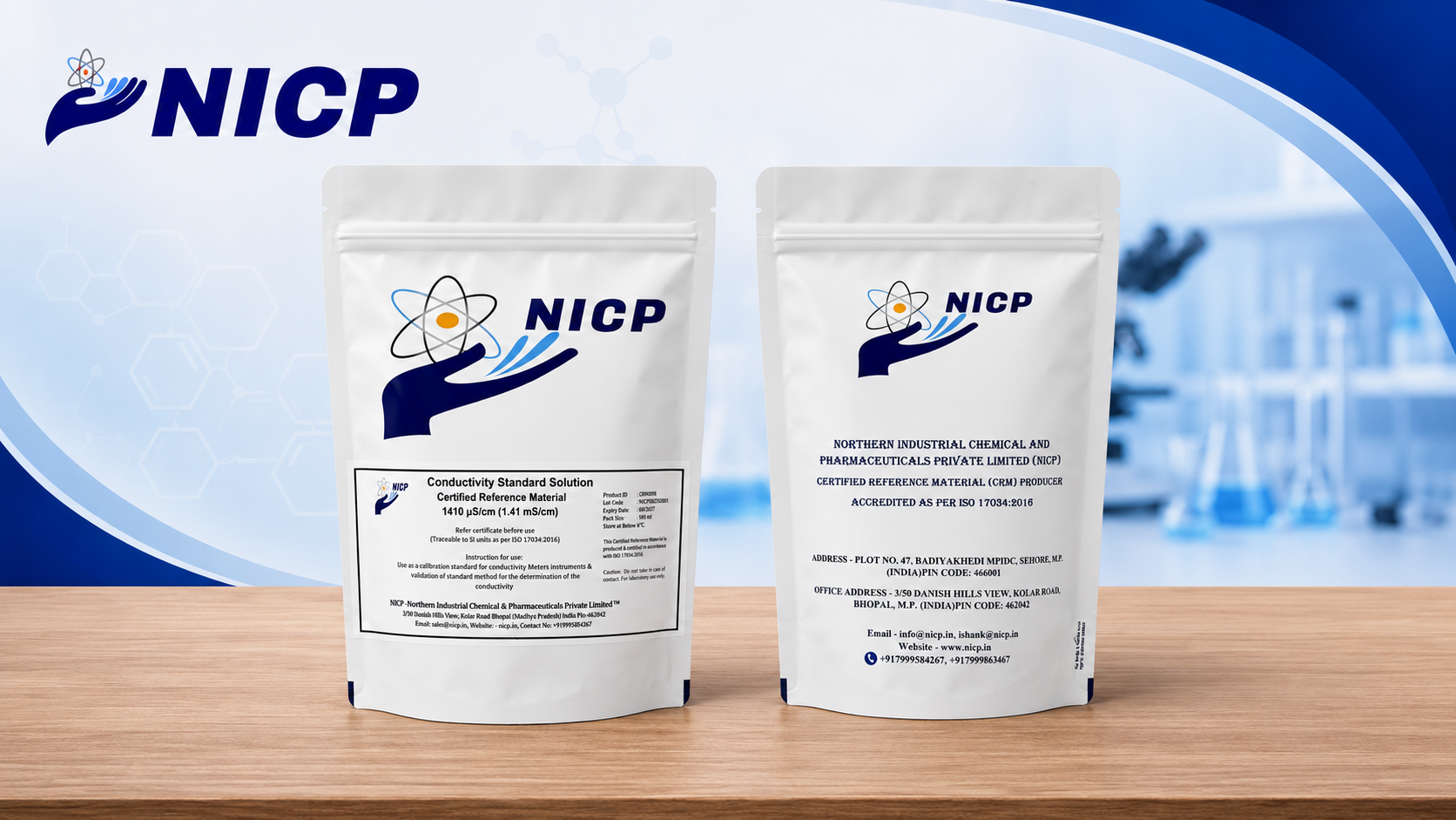 Conductivity 1410 µS/cm Standard Solution – Certified Reference Material