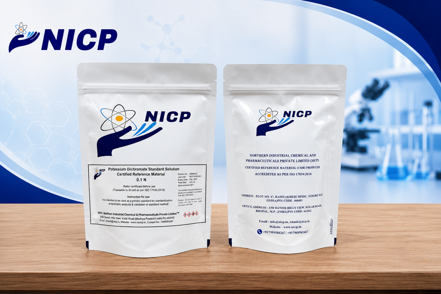 Potassium Dichromate 0.1 N Standard Solution – Certified Reference Material
