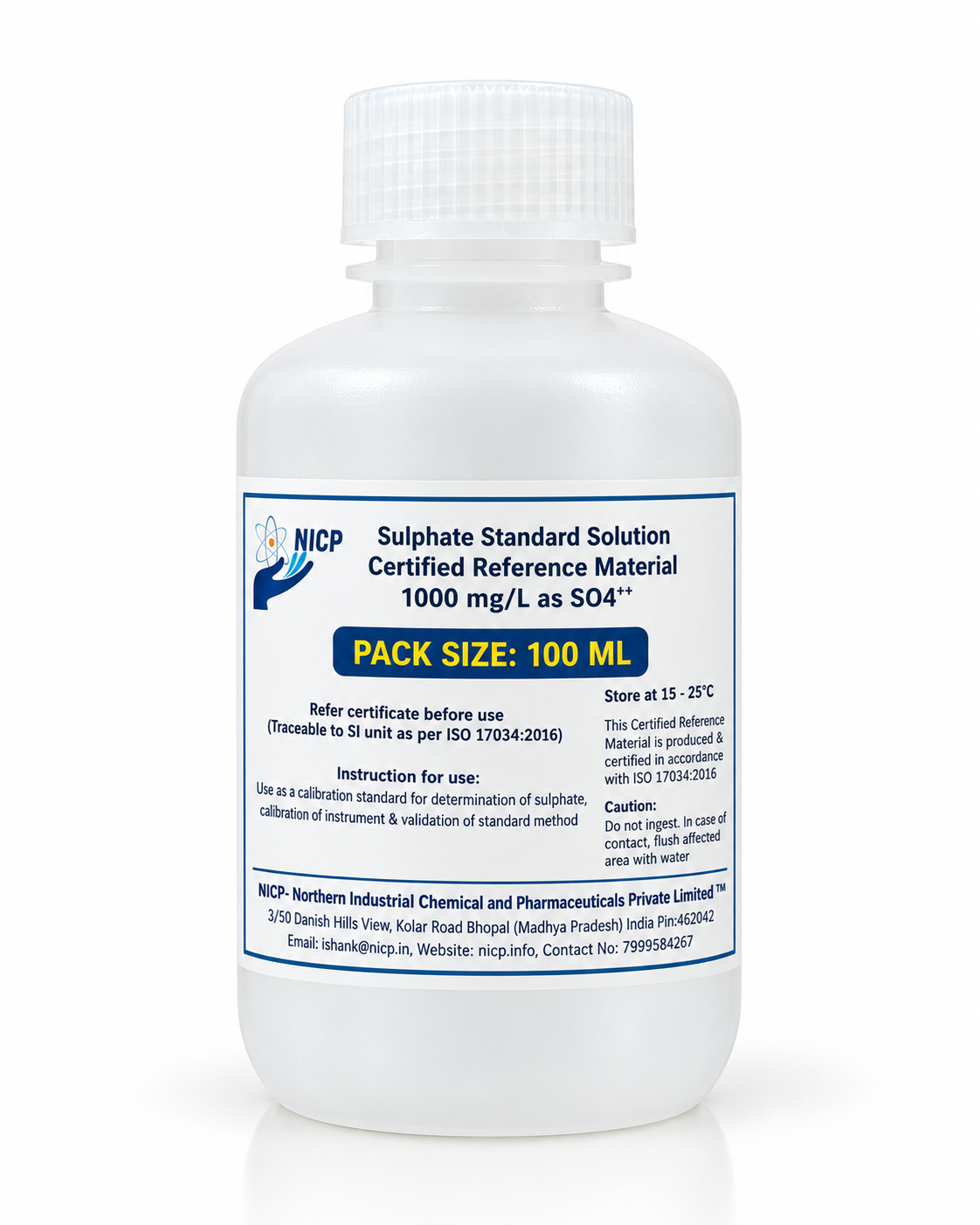 Sulphate  Standard Solution 1000 mg/L-100 ml 